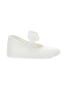 Ballerine per neonata Monnalisa bianco con fiocco 73F005 6135 0001 MONNALISA KIDS 
