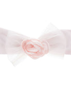 Fascia per neonata Monnalisa rosa con decorazione a fiori 73F007 6207 0091 MONNALISA KIDS 