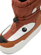 Stivali da neve Park Strap per bambino Moon Boot Kids marrone con designa  forma di animale 80D3440100 M030 MOON BOOT KIDS 