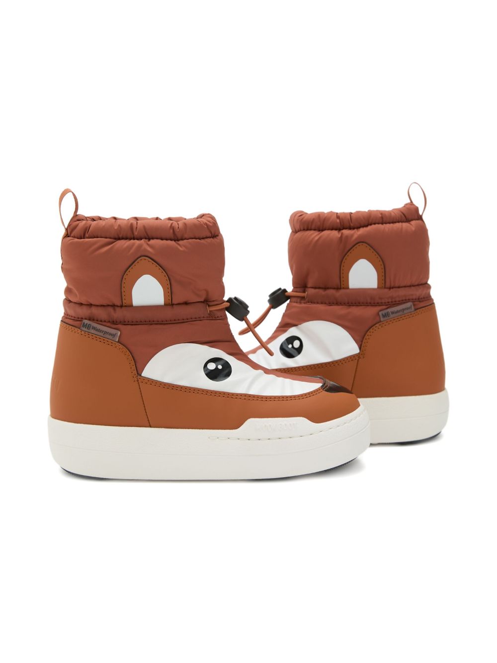 Stivali da neve Park Strap per bambino Moon Boot Kids marrone con designa  forma di animale 80D3440100 M030 MOON BOOT KIDS 