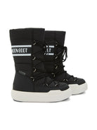 Stivali da neve per bambini Moon Boot Kids neri con chiusura con lacci 80D3440130 N001 MOON BOOT KIDS 