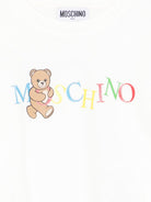 Felpa per bambina Moschino Kids bianca con ruches HDF06DLCA60 10063 MOSCHINO KIDS 