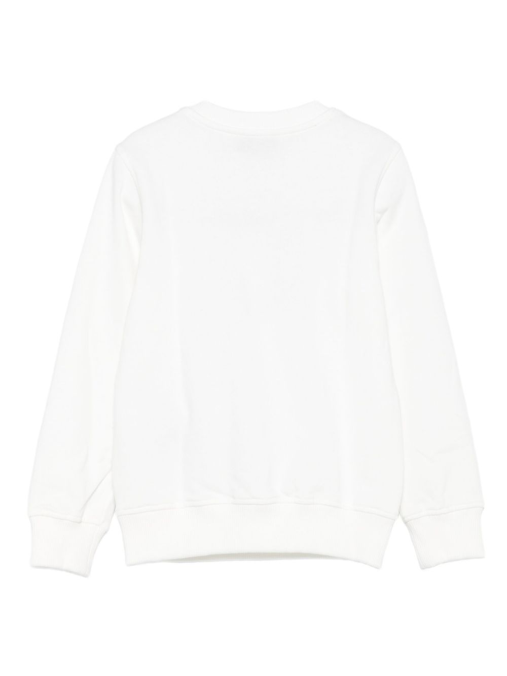 Felpa per bambini Moschino Kids bianca con stampa orsetto HQF08VLCA14 10063 MOSCHINO KIDS 
