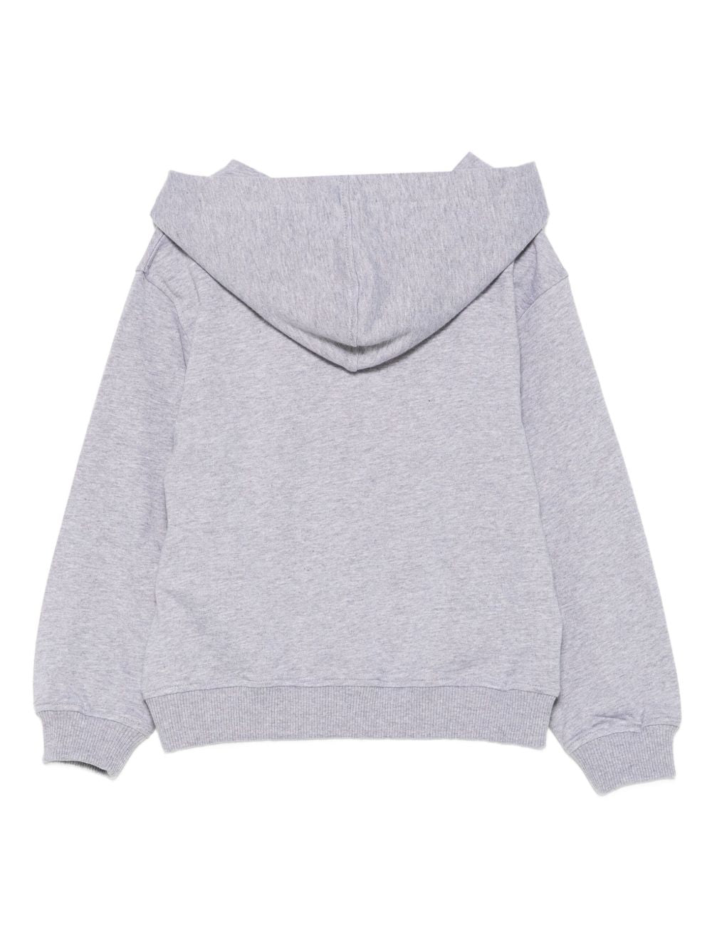 Felpa per bambino Moschino Kids grigio con stampa Teddy e cappuccio HUF09FLCA40 60901 MOSCHINO KIDS 