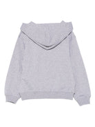 Felpa per bambino Moschino Kids grigio con stampa Teddy e cappuccio HUF09FLCA40 60901 MOSCHINO KIDS 
