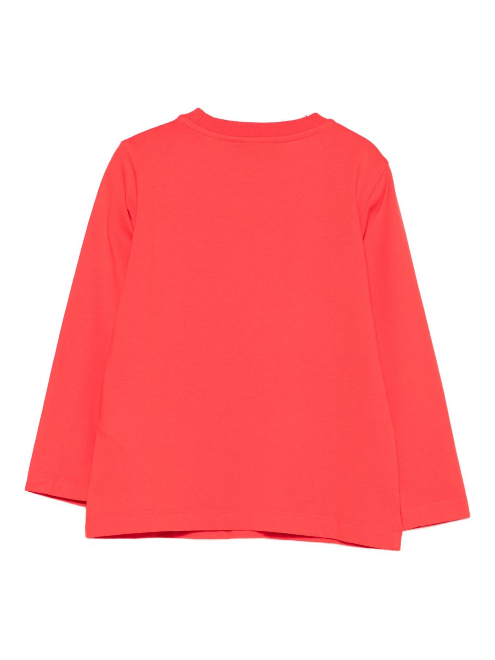 T-shirt per bambini Moschino Kids rosso con stampa grafica HUO00ZLAA01 50109 MOSCHINO KIDS 