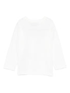 T-shirt per neonati Moschino Kids bianca con stampa Teddy M8O00RLAA36 10063 MOSCHINO KIDS 