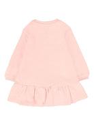 Abito per neonata Moschino Kids rosa con logo Teddy Bear MAV0BKLCA63 50209 MOSCHINO KIDS 