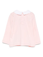 T-shirt per neonata Moschino Kids rosa con ricamo orsetto MDO00TLFA01 50209 MOSCHINO KIDS 