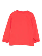 T-shirt per neonati Moschino Kids rosso con stampa grafica MUY08ILAA01 50109 MOSCHINO KIDS 