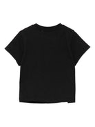 T-shirt per neonato Moschino Kids nero con stampa matite MWM047LAA01 60100 MOSCHINO KIDS 