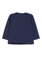 T-shirt per neonato Moschino Kids blu con motivo Teddy MWO00RLAA10 40016 MOSCHINO KIDS 