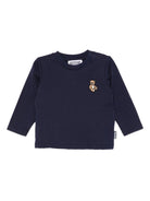 T-shirt per neonati Moschino Kids blu con motivo Teddy Bear MXO00RLAA10 40016 MOSCHINO KIDS 