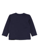 T-shirt per neonati Moschino Kids blu con motivo Teddy Bear MXO00RLAA10 40016 MOSCHINO KIDS 