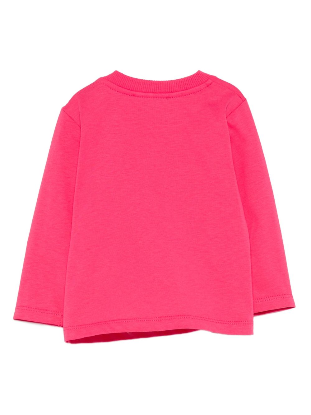 T-shirt per neonata Moschino Kids fucsia con motivo Teddy Bear MXO00RLAA10 50541 MOSCHINO KIDS 