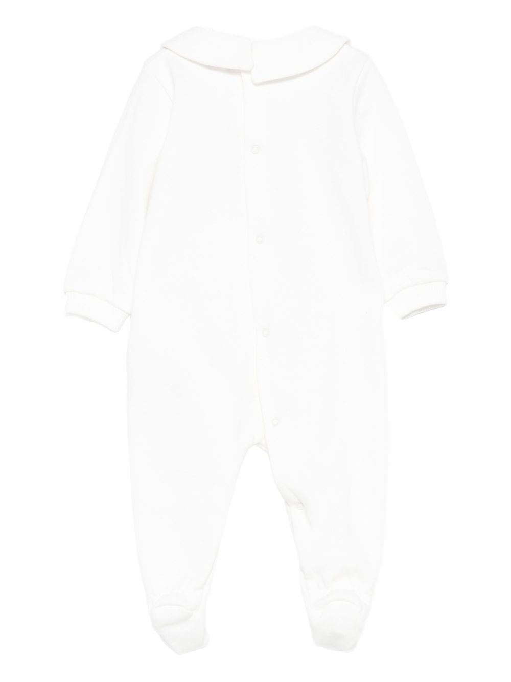 Tutina per neonati Moschino Kids bianca con orsacchiotto MYY037LCA14 10063 MOSCHINO KIDS 