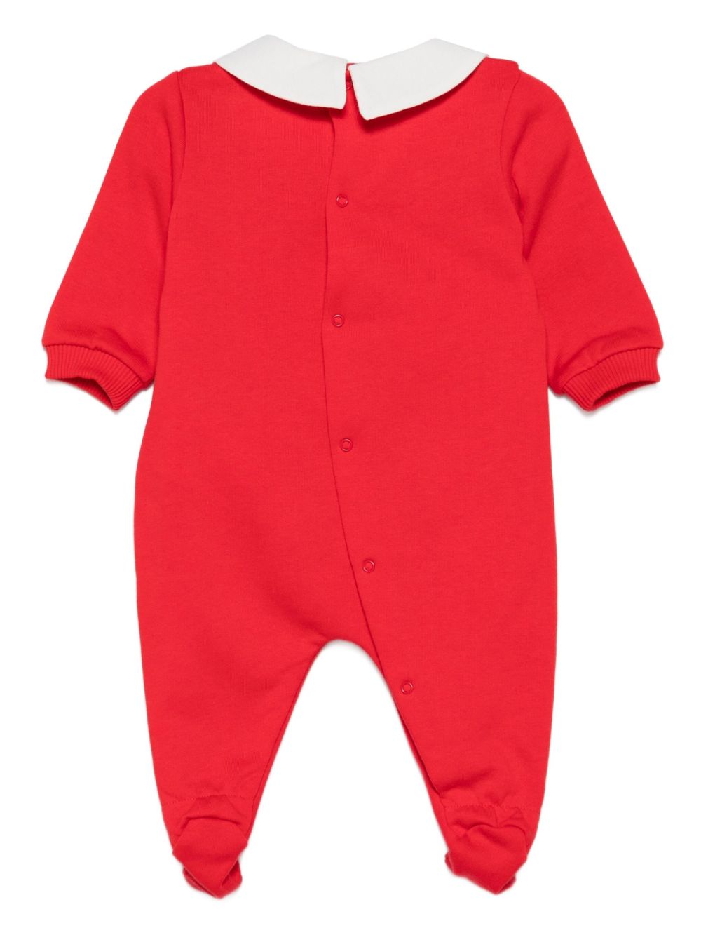 Tutina per neonati Moschino Kids rossa con orsacchiotto MYY037LCA14 50109 MOSCHINO KIDS 