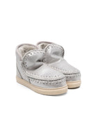 Stivaletti Eskimo per bambina Mou Kids argentate con fodera in shearling FK111000C MGSIL MOU KIDS 