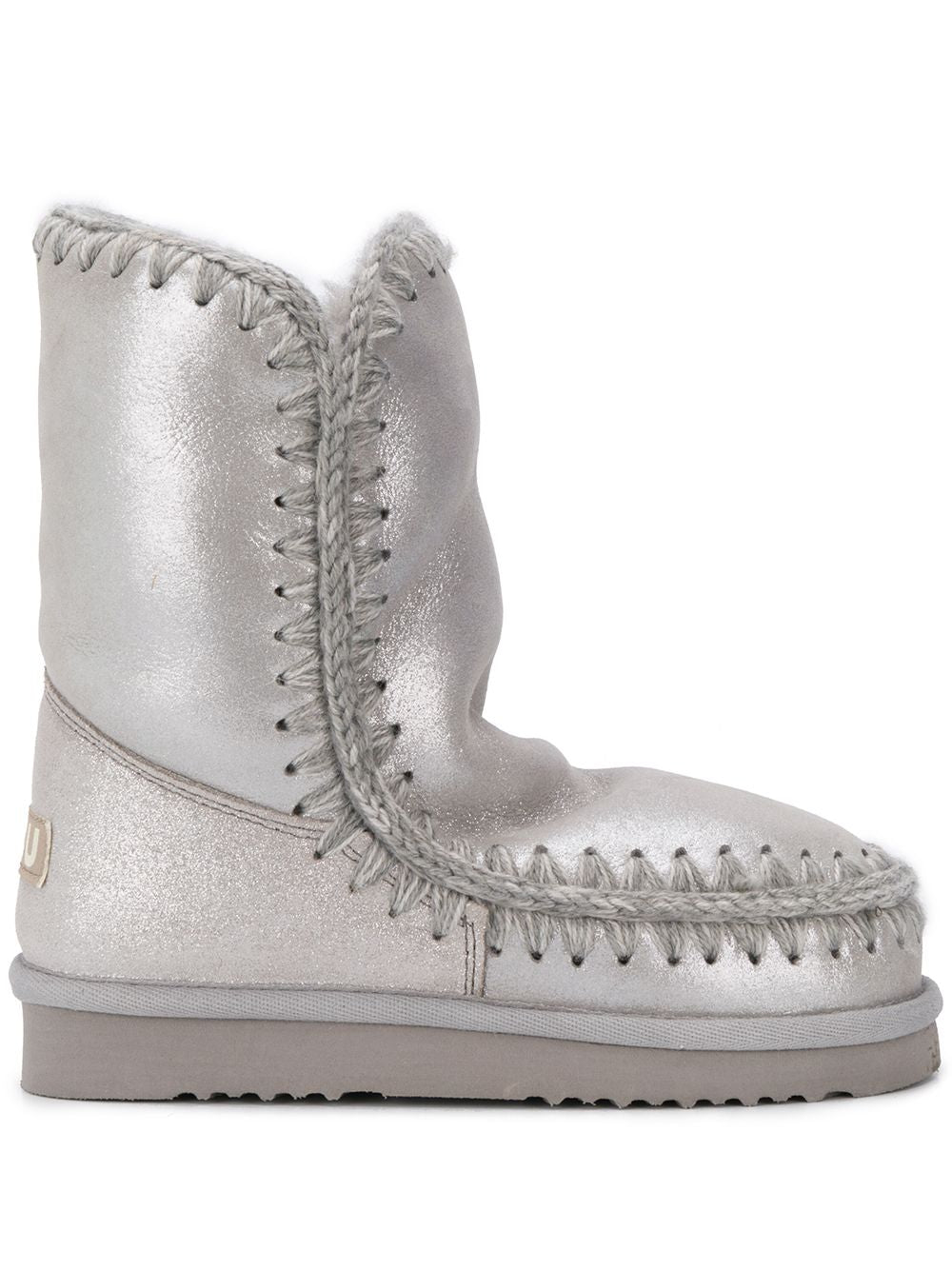 Stivaletti per bambina Mou Kids argento con logo FW101000C MGSIL MOU KIDS 