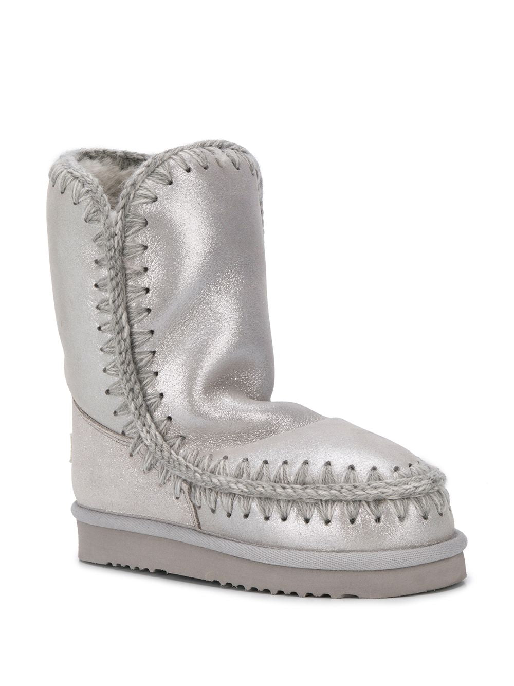 Stivaletti per bambina Mou Kids argento con logo FW101000C MGSIL MOU KIDS 