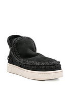 Stivali per bambina Mou Kids neri con dettaglio del logo FW741001A BKBK MOU KIDS 