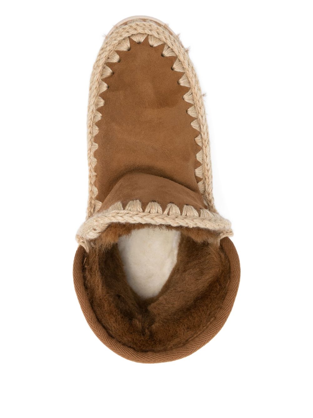 Stivali per bambina Mou Kids marroni con dettagli intrecciati FW741001A COG MOU KIDS 