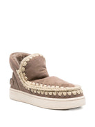 Stivali per bambina Mou Kids marroni con dettaglio logo FW741001A ELGRY MOU KIDS 