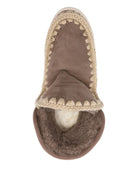 Stivali per bambina Mou Kids marroni con dettaglio logo FW741001A ELGRY MOU KIDS 