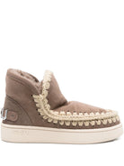 Stivali per bambina Mou Kids marroni con dettaglio logo FW741001A ELGRY MOU KIDS 