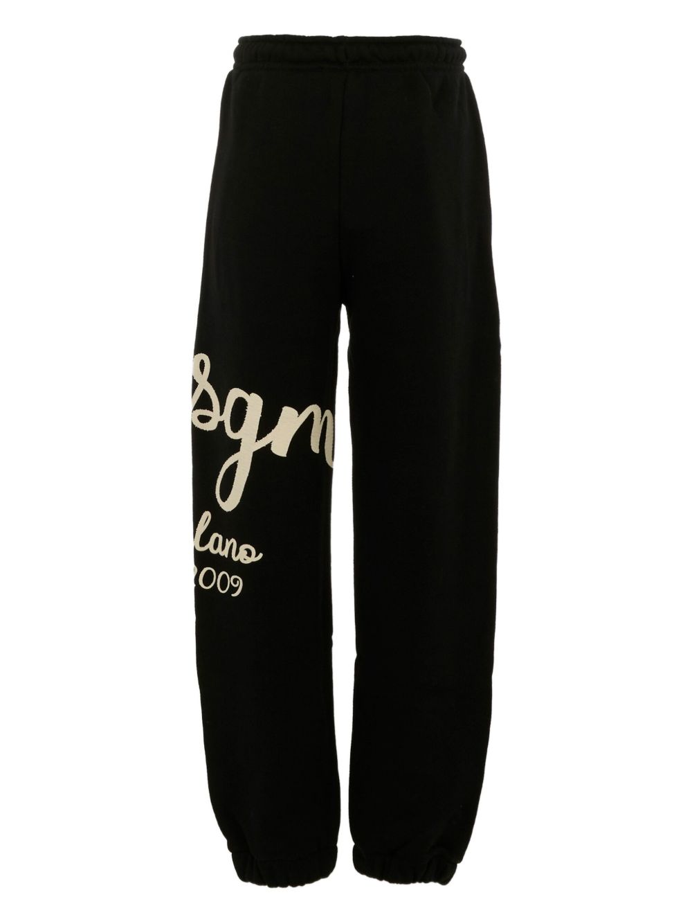Pantaloni sportivi per bambino MSGM Kids nero con stampa del logo F5MSJBFP255 110 MSGM KIDS 