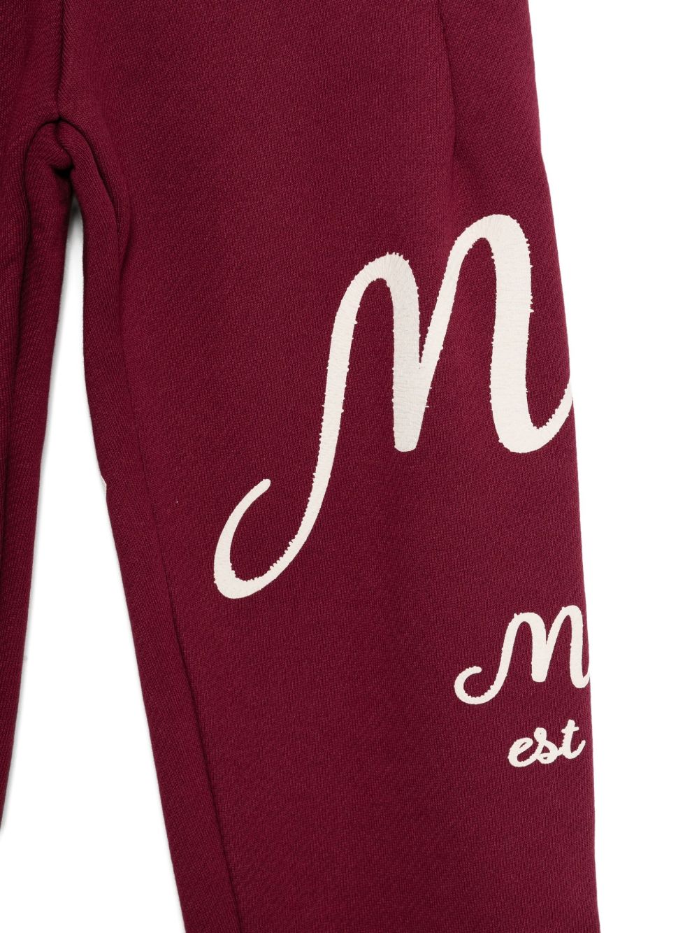 Pantaloni da tuta per bambina MSGM Kids bordeaux con tasche laterali F5MSJBFP255 MS034 MSGM KIDS 