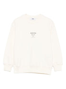 Felpa per bambino MSGM Kids bianco con stampa logo sul davanti F5MSJBSW214 013 MSGM KIDS 