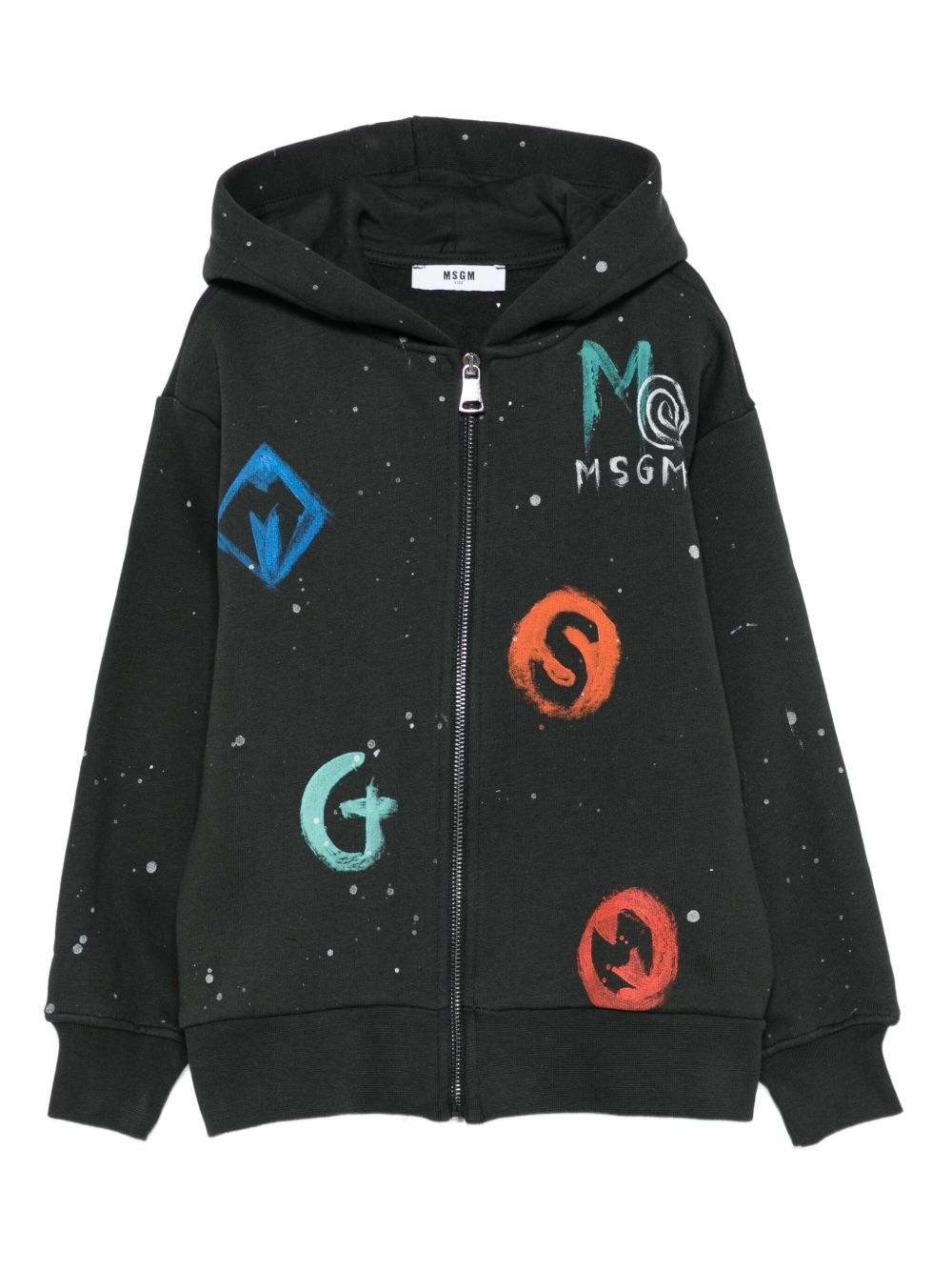 Felpa per bambino MSGM Kids nero con cappuccio F5MSJBZH251 MS040 MSGM KIDS 