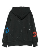Felpa per bambino MSGM Kids nero con cappuccio F5MSJBZH251 MS040 MSGM KIDS 