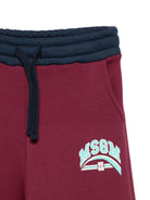 Pantaloni per bambina MSGM Kids rossi con stampa del logo F5MSJGFP128 MS034 MSGM KIDS 