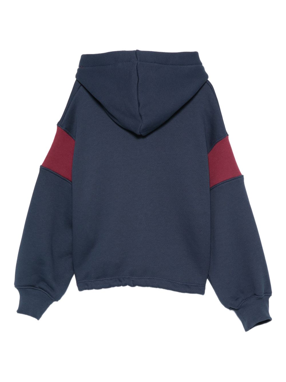 Felpa per bambina MSGM Kids blu con cappuccio color block F5MSJGHS122 MS032 MSGM KIDS 
