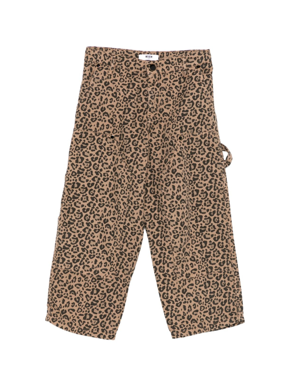 Pantaloni per bambina MSGM Kids animalier con stampa leopardata F5MSJGPA130 MS030 MSGM KIDS 