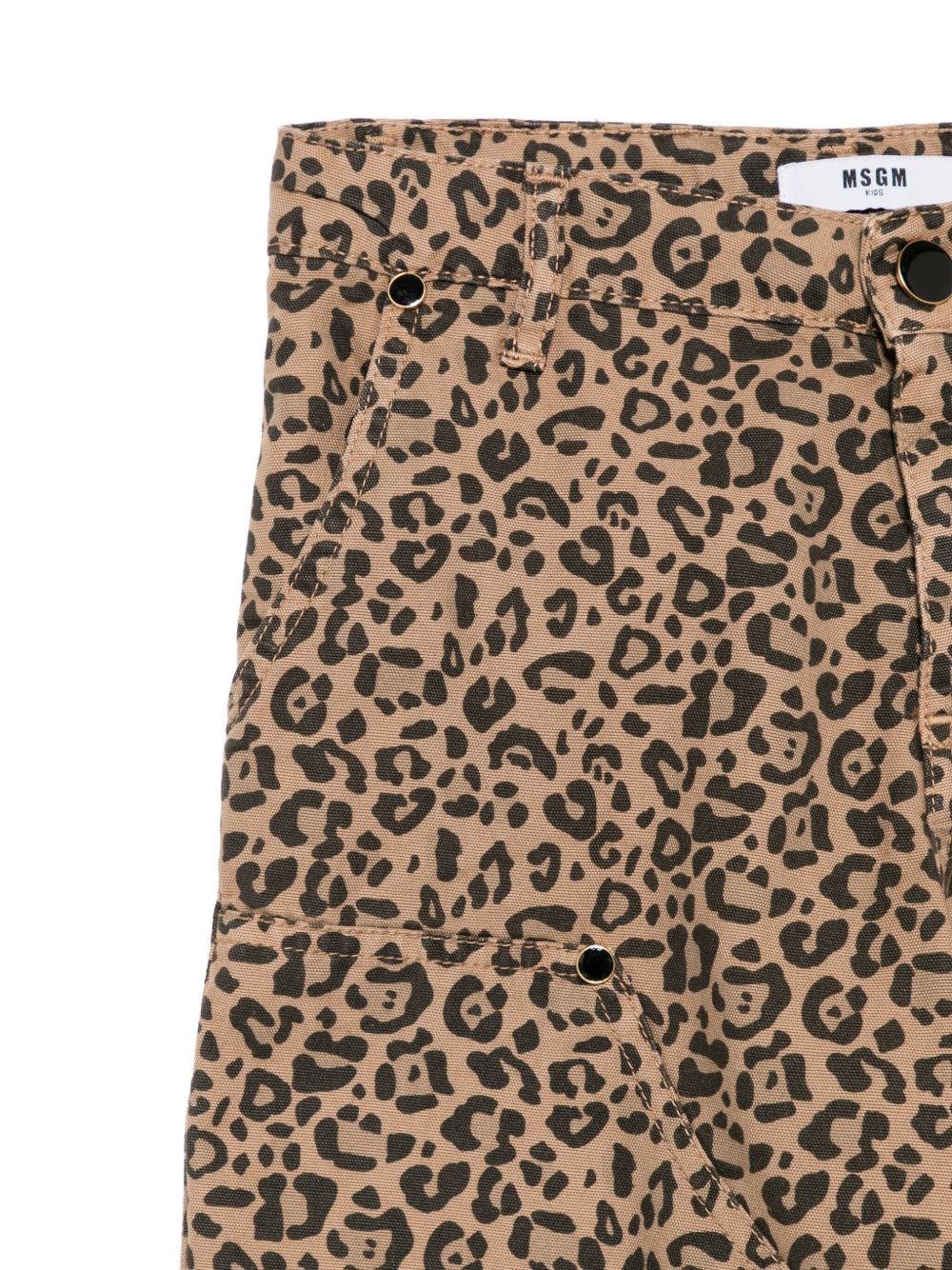 Pantaloni per bambina MSGM Kids animalier con stampa leopardata F5MSJGPA130 MS030 MSGM KIDS 