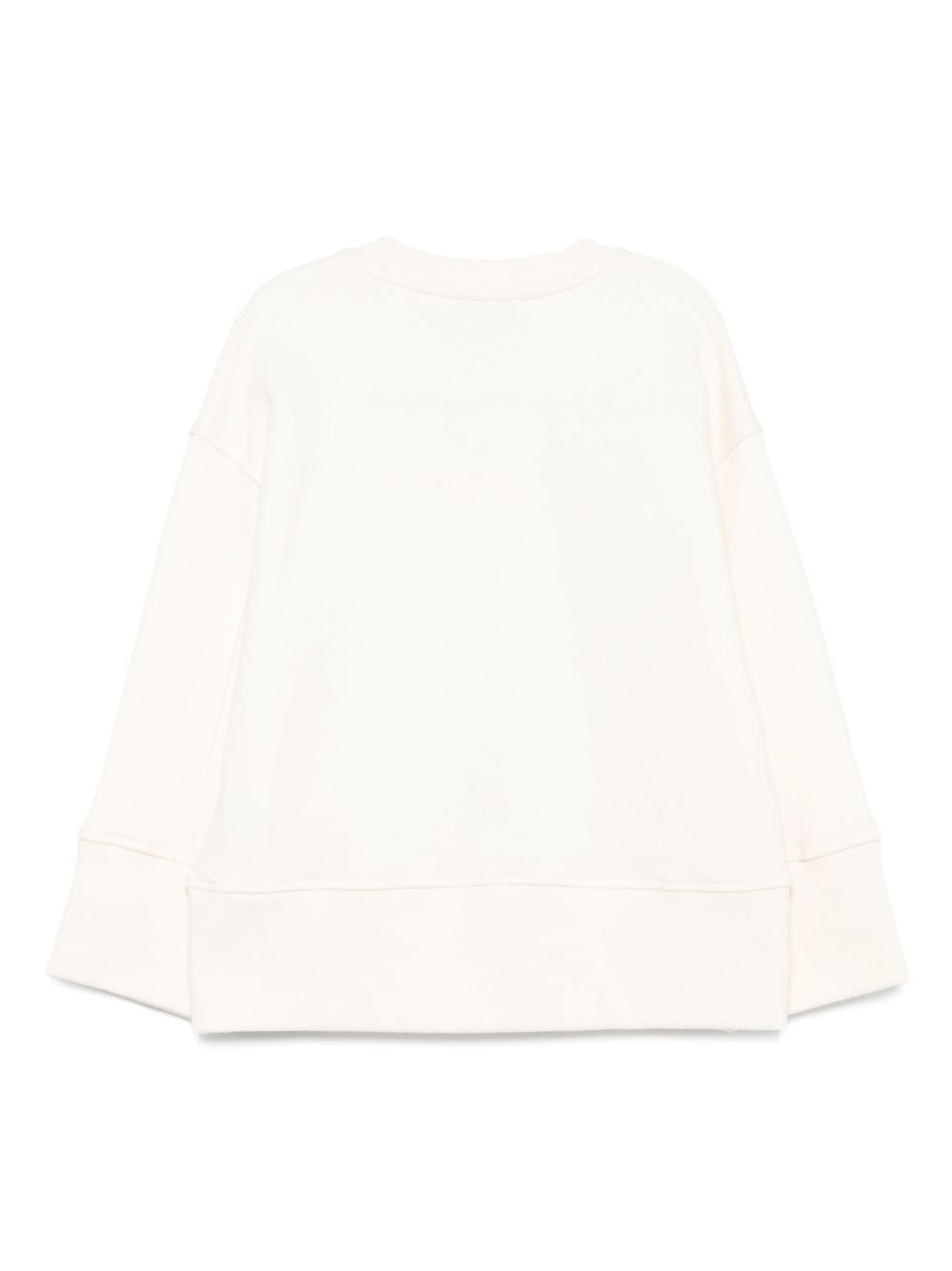 Felpa per bambina MSGM Kids bianco con logo sul davanti F5MSJGSW151 013 MSGM KIDS 