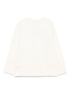 Felpa per bambina MSGM Kids bianco con logo sul davanti F5MSJGSW151 013 MSGM KIDS 