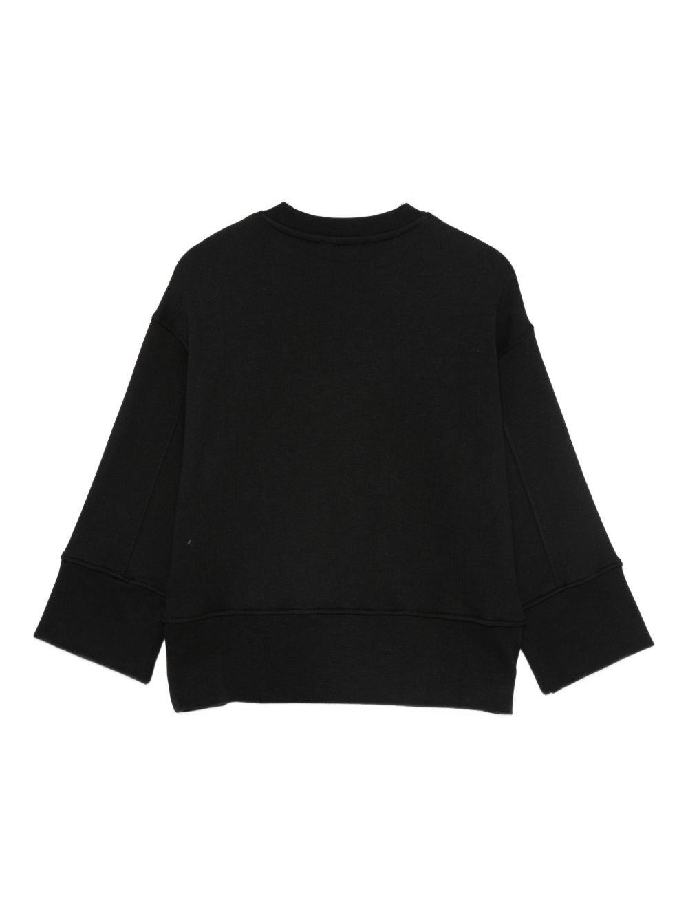 Felpa per bambina MSGM Kids nero con logo sul davanti F5MSJGSW151 110 MSGM KIDS 
