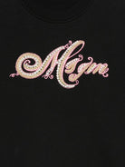 Felpa per bambina MSGM Kids nero con logo sul davanti F5MSJGSW151 110 MSGM KIDS 