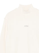 Felpa per bambina MSGM Kids bianca con collo alto F5MSJGSW188 013 MSGM KIDS 