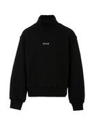 Felpa per bambina MSGM Kids nero con collo rialzato F5MSJGSW188 110 MSGM KIDS 