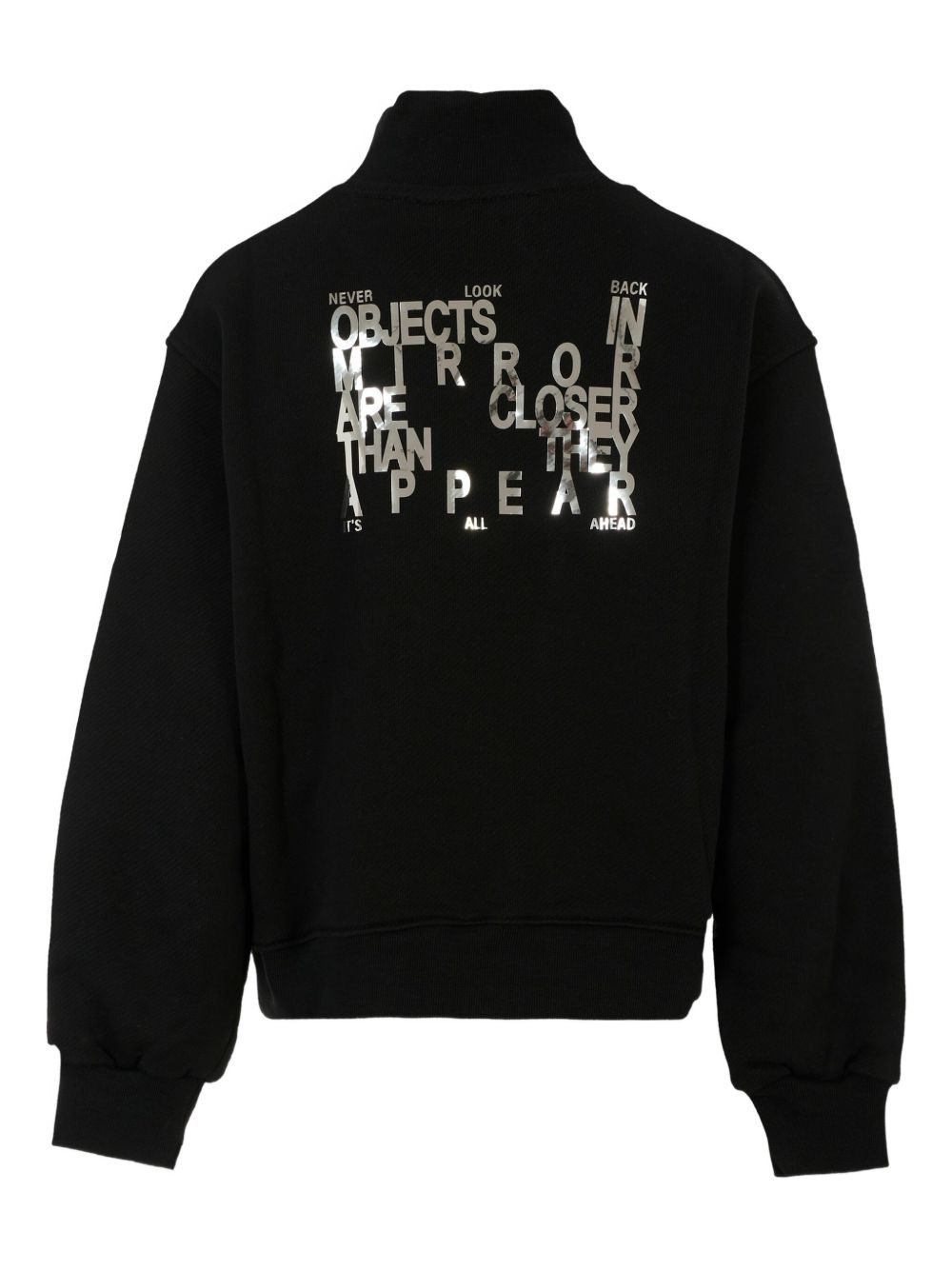 Felpa per bambina MSGM Kids nero con collo rialzato F5MSJGSW188 110 MSGM KIDS 