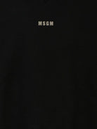 Felpa per bambina MSGM Kids nero con collo rialzato F5MSJGSW188 110 MSGM KIDS 