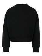 Felpa per bambino MSGM Kids nero con logo decorato F5MSJGSW268 110 MSGM KIDS 