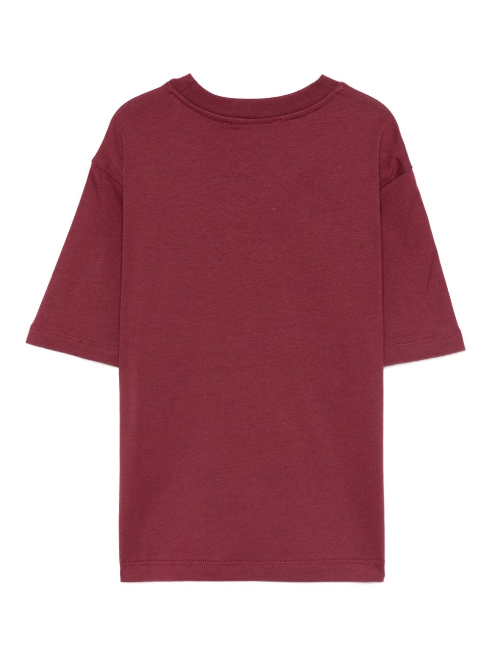 T-shirt per bambina MSGM Kids rossa con logo sul davanti F5MSJGTH118 MS034 MSGM KIDS 