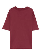T-shirt per bambina MSGM Kids rossa con logo sul davanti F5MSJGTH118 MS034 MSGM KIDS 