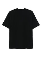 T-shirt per bambino MSGM Kids nera con stampa gatto F5MSJGTH120 110 MSGM KIDS 